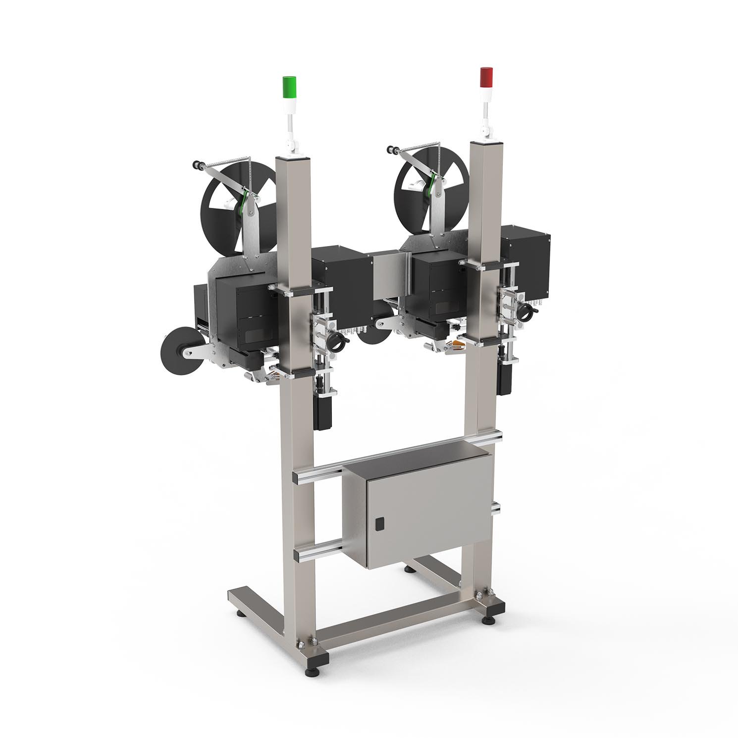 Тандем из высокоскоростных принтер-аппликаторов этикеток Н-ПР-05