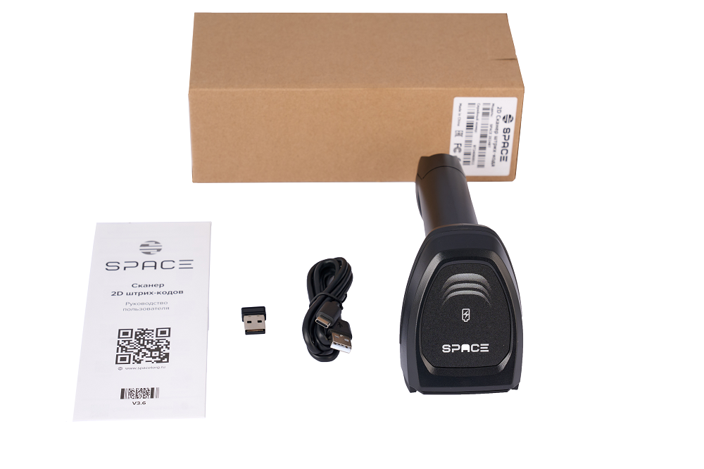 Беспроводной сканер штрихкода Space 2024BT