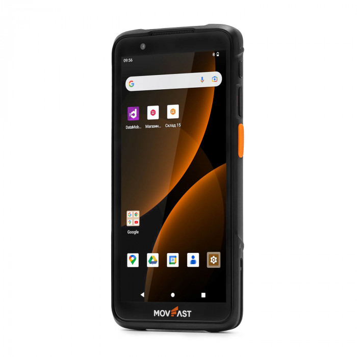 Комплект ТСД S55 Android 13, 4GB/64GB (пист. рукоятка, чехол, стекло, ремешок)						