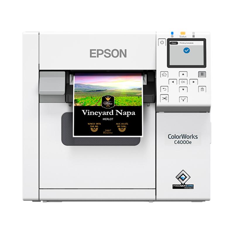 Цветной принтер этикеток Epson ColorWorks C4000e (bk)