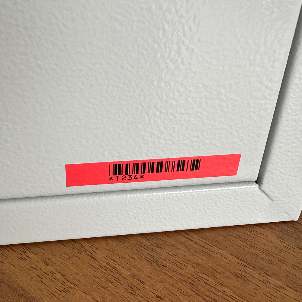 Картридж с лентой LK3RBP к принтерам Epson Labelworks, полиэстер черный на красном, 9мм х 8м, mprlc3rbp