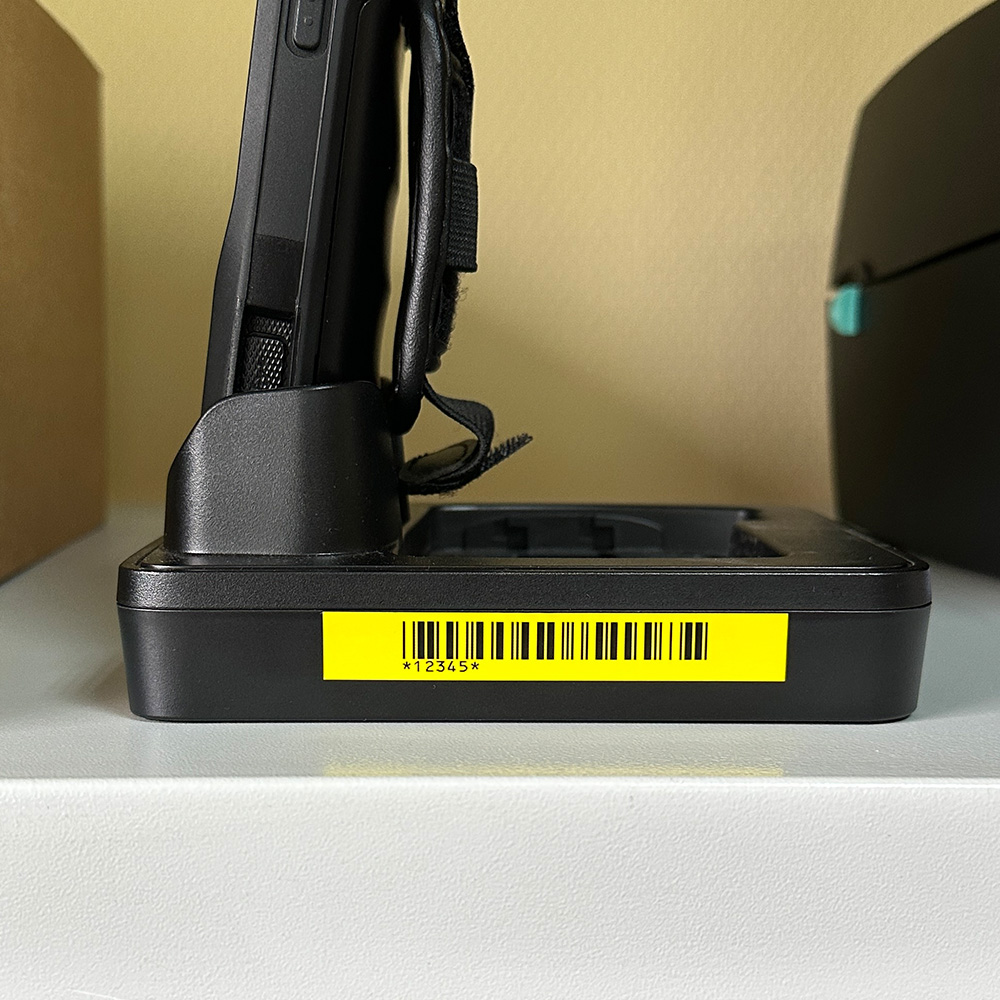 Картридж с лентой LK3YBW к принтерам Epson Labelworks, полиэстер черный на желтом, 12мм х 8м, mprlc4ybw