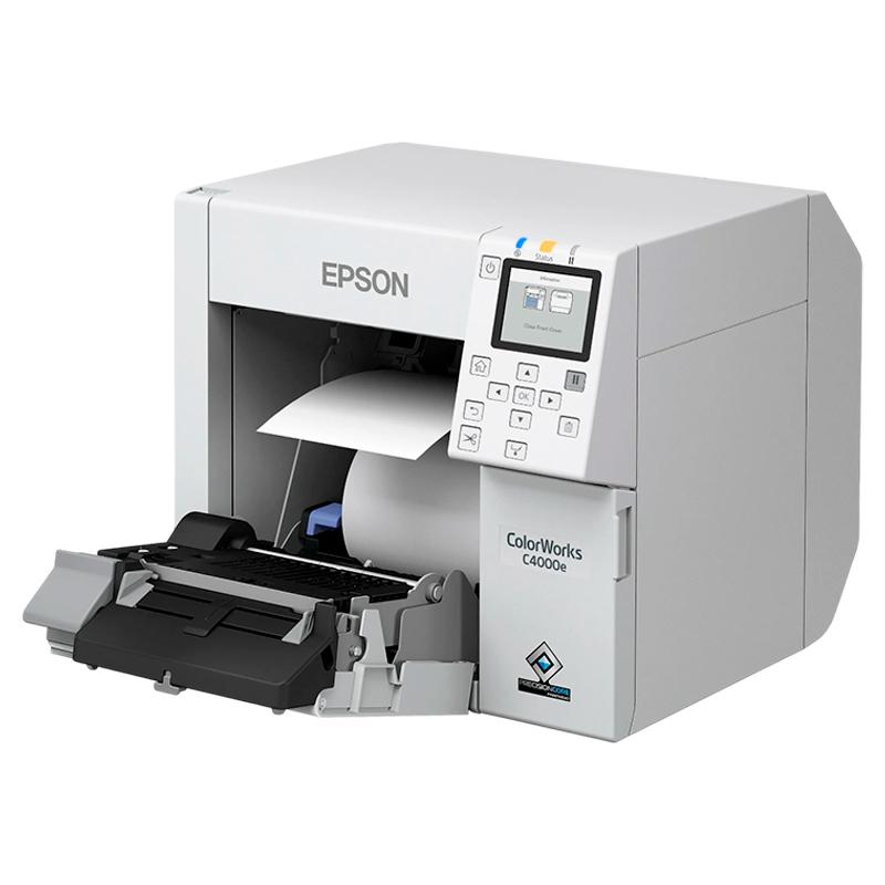 Цветной принтер этикеток Epson ColorWorks C4000e (bk)